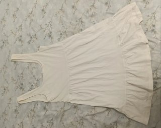 Vestido corto blanco veraniego