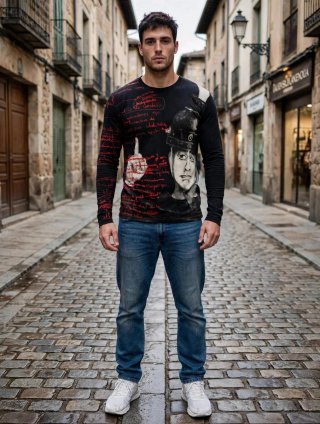 Camiseta Desigual Cirque du Soleil Negra XXL