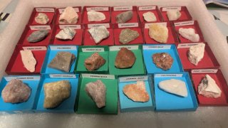Colección de 24 Minerales Variados