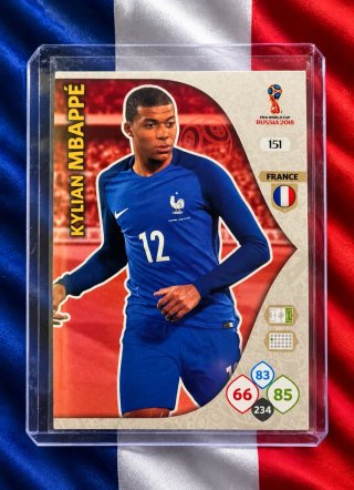 Carta Kylian Mbappé Mundial Rusia 2018