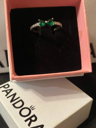 Anillo Pandora Lazo Verde