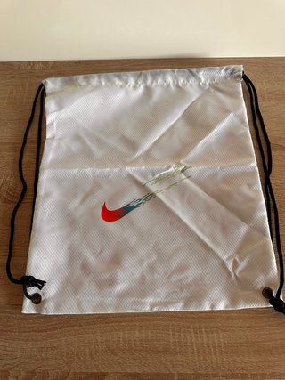 Mochila Saco Deportiva Blanca Grande 48x40