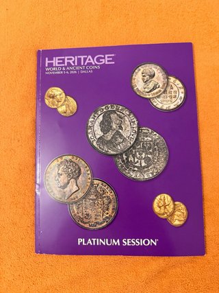 Lote 2 Catálogos Subasta Heritage Monedas