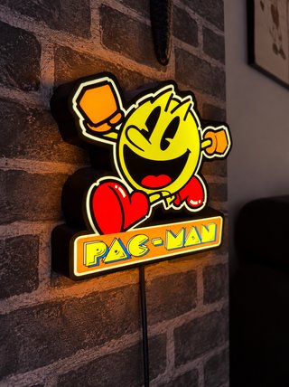 Lámpara LED Pac-Man