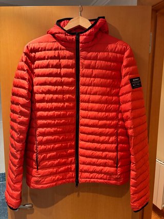 Anorak Acolchado Fino Ecoalf Rojo Talla L