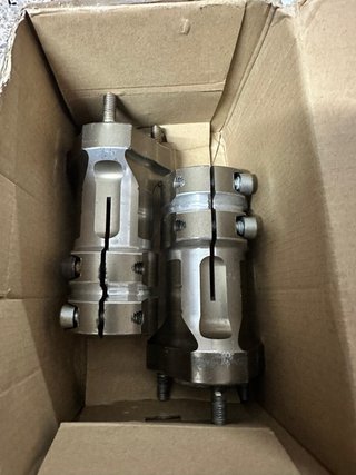 Bujes Traseros Magnesio Kart Intrepid 120mm