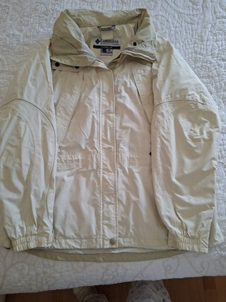 Chubasquero Columbia Beige Talla XL