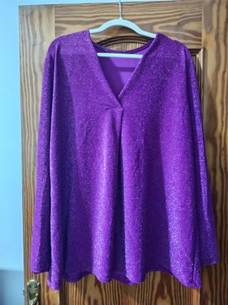 Jersey de Mujer Rosa (fucsia )Brillante