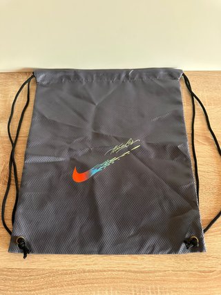 Mochila Saco Deportiva Gris Grande 48x40 cm