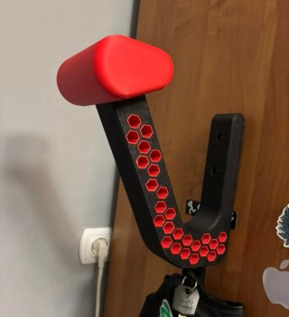 Soporte de Pared para Casco de Moto