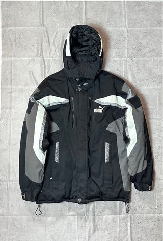 Chaqueta Esquí Snowboard Puma Negra y Gris