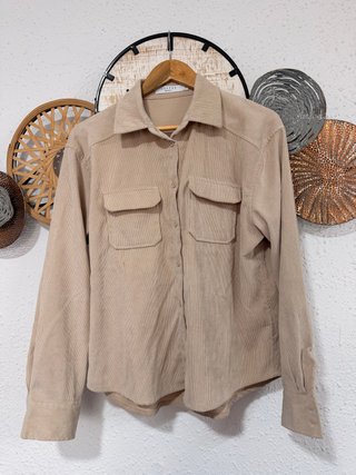 Camisa Beige de Pana