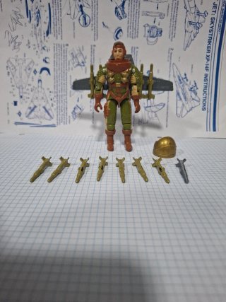 GI JOE 3D MISILES GENERAL HAWK