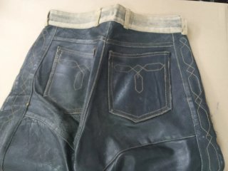 Pantalón de cuero para hombre