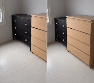 Set de 2 Cómodas de Madera