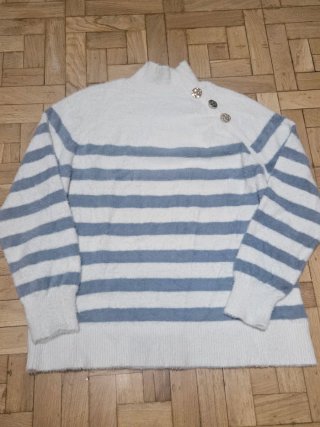 Jersei de Rayas Cuello Alto Easy Wear