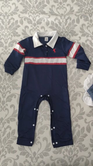 Pelele Shein Azul Marino Talla 12-18m