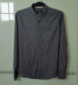 Camisa Pull&Bear talla L hombre manga larga