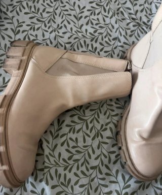 Botas Beige Impermeables