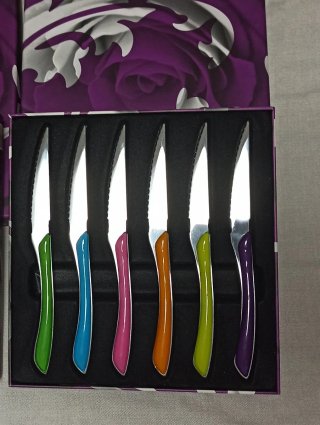 Set de 6 Cuchillos Chuleteros AMC NUEVO