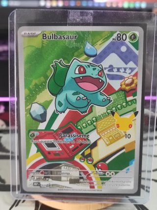 Carta Pokémon Bulbasaur - Colección 25 Aniversario