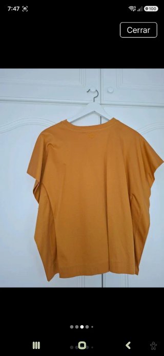 Camiseta mostaza Adolfo Dominguez