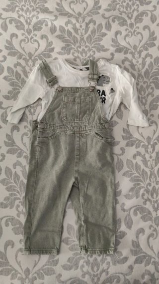 Peto de pana Mango con camiseta