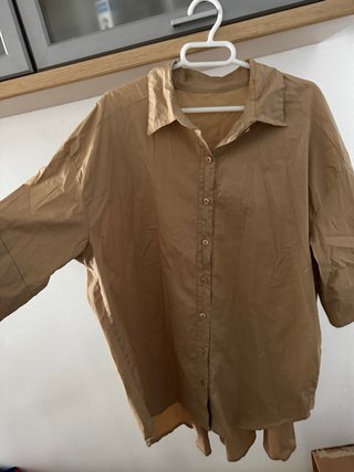 Camisa Oversize Beige XL