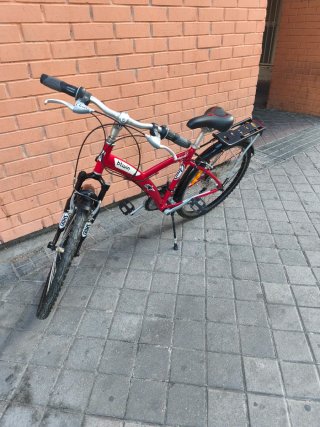 Bicicleta de Montaña Btwin Roja