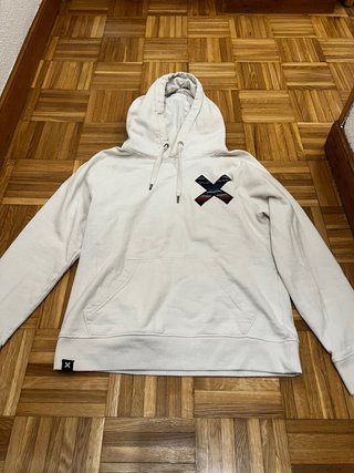 Sudadera con Capucha Blanca de Blue Banana