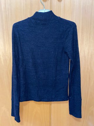 Jersey cuello alto Stradivarius negro mujer
