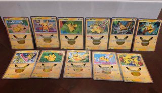 Lote cartas Pokémon Pikachu