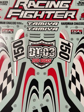 Adesivi Tamiya Racing Fighter DT-03