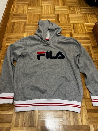 Sudadera Fila Gris con Capucha