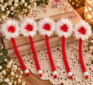 PACK 5 MARCAPÁGINAS NAVIDEÑOS ARTESANALES – 10 €