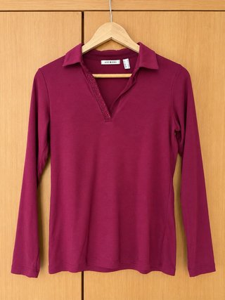 Camiseta Punt Roma Granate con Pedrería