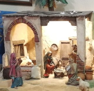 Portal de Belén Artístico, sin figuras