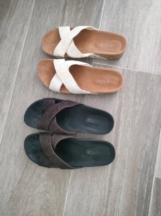 2 Pares de Sandalias Inside