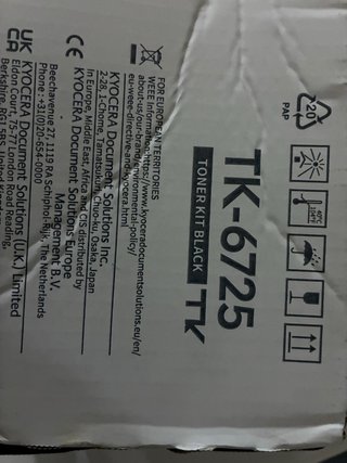 Tóner Kyocera TK-6725 Negro