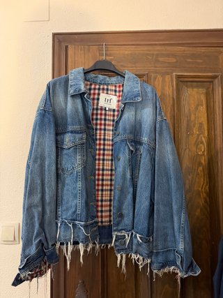 Chaqueta vaquera con forro Zara