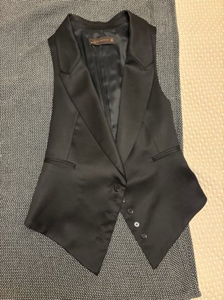 Chaleco Zara Negro Talla M