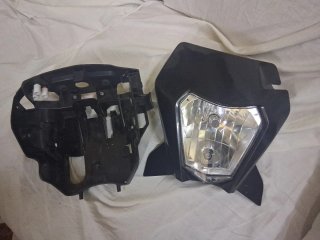 Careta y Faro Original KTM 690 SMC
