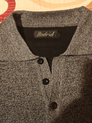 Jersey de punto con cuello polo Andrid