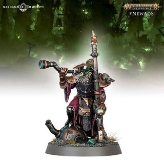 Ingeniero Brujo Skaven(Warlock Engineer) En matriz