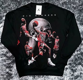 Sudadera Jordan His Airness Negra