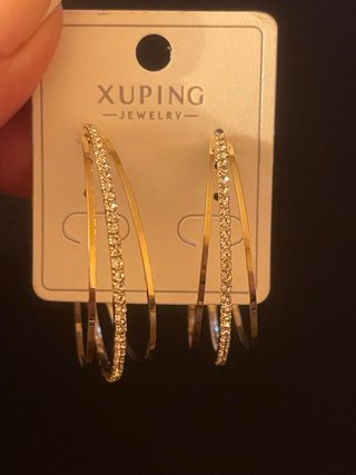 Pendientes de Aro Xuping Oro Laminado 14k