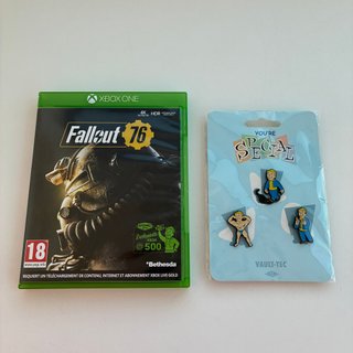 Fallout 76 Xbox One + Set de Pines Vault-Tec