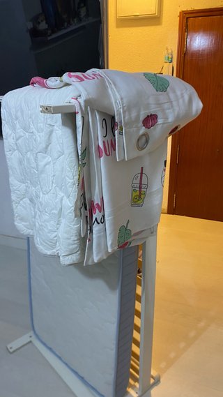 Set de Cama, Colchón, Nórdico y Cortinas unicornio