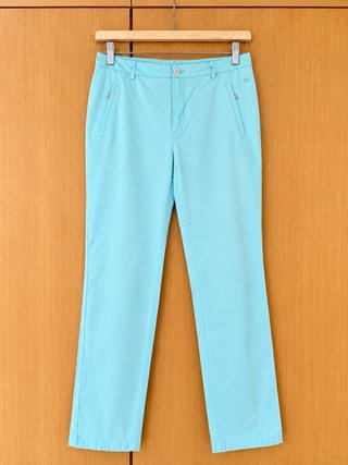 Pantalón Burberry London Turquesa Talla 40