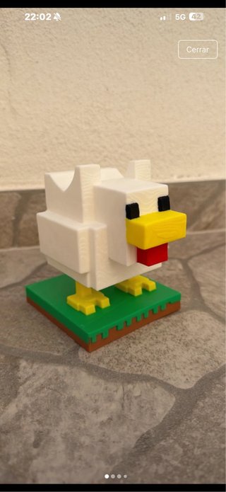 Soporte para mando PS5 diseño Minecraft